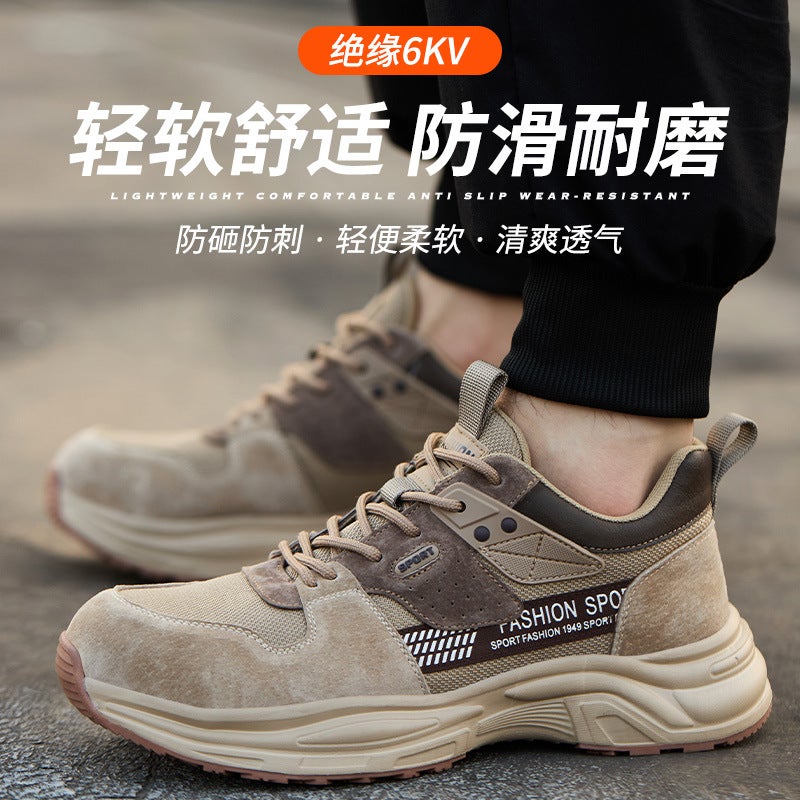 Labor Protection Shoes Men'S And Women'S Fashion Anti-Smashing Anti-Piercing Lightweight Safety Shoes Summer Electrical Insulated Shoes Not Tired To Stand For A Long Time - Image 3